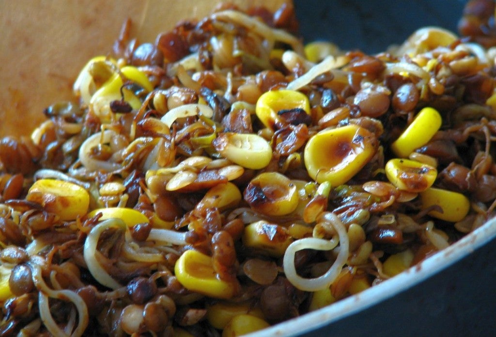 Mixed Sprouts and Corn